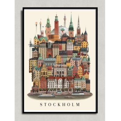 Poster Stockholm 50×70 cm