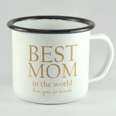 Emaljmugg – Best Mom